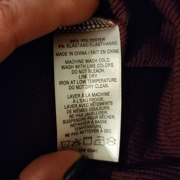 Women's crop long sleeve top - Picture 3 of 3